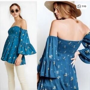 Free People Lana Off the Shoulder Top Small